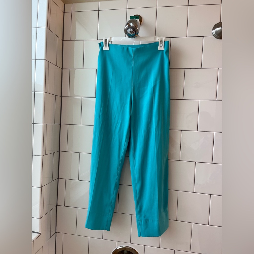 Funky blue wide leg pants